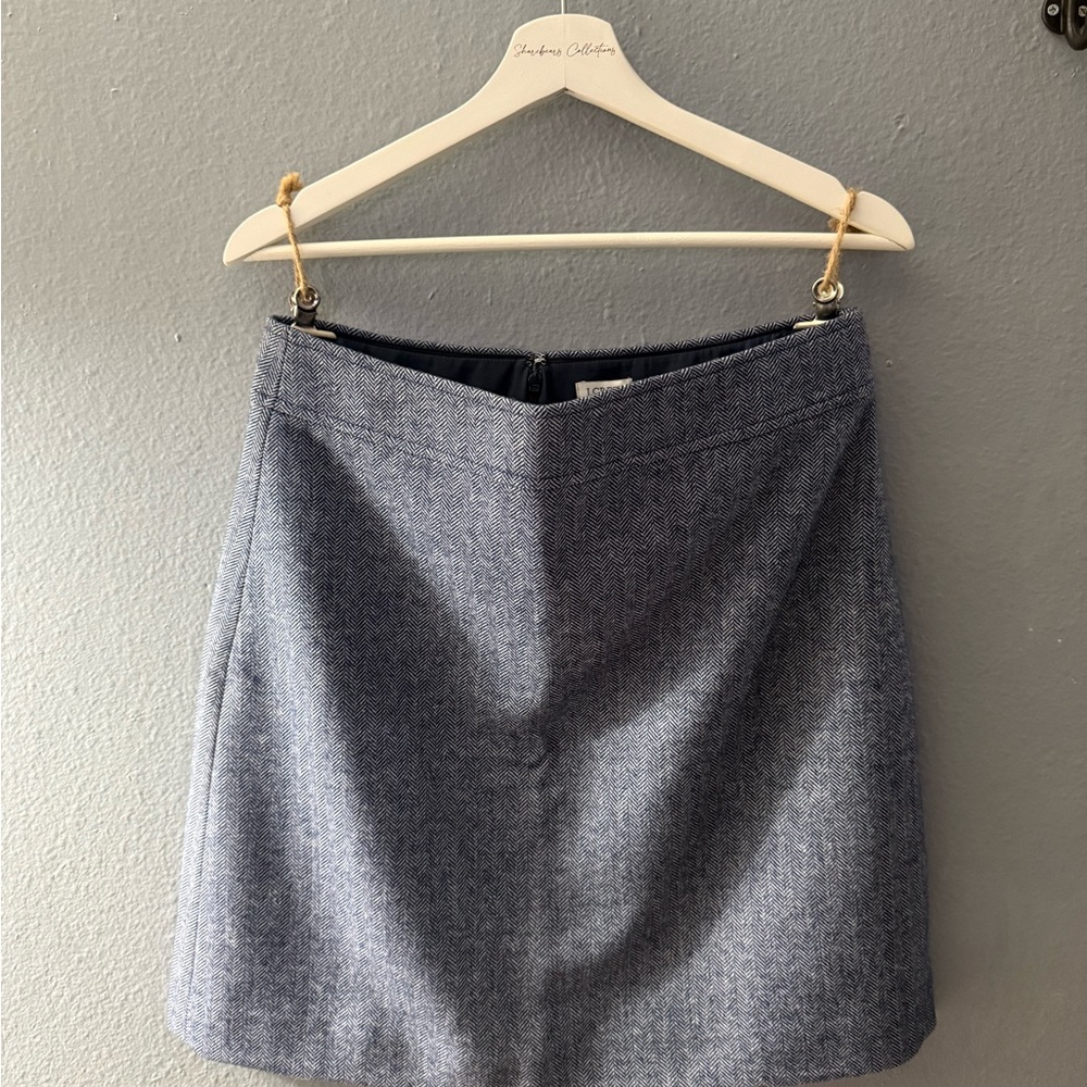 J. Crew Navy Mini Skirt